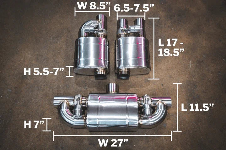 دبة كورسا الالكترونية مع كامل ملحقات التشغيل - Corsatronic Exhausts