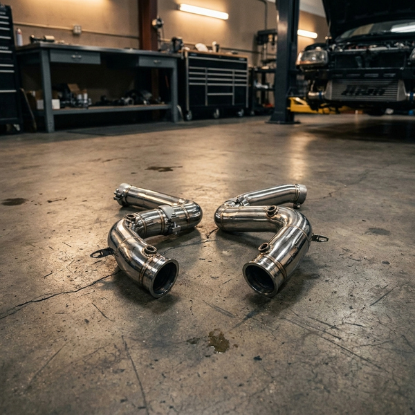 Mercedes C63 W205 downpipe