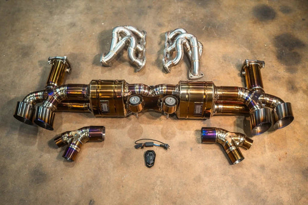 Porsche 911 Turbo 991.1 / 991.2 كات باك كورساترونك الإلكتروني - Corsatronic Exhausts